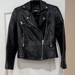 Barney's Originals Leather Moto